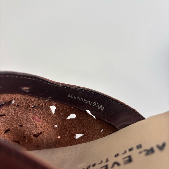 Elegant Brown genuine leather upper Slide Sandals - Picture 5 of 8